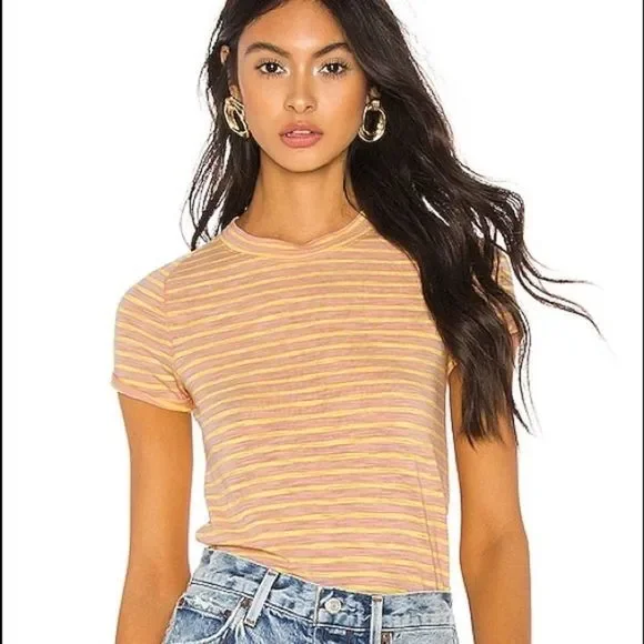 Free People Night Sky Tee Summer Rose Combo Small - Picture 2 of 12